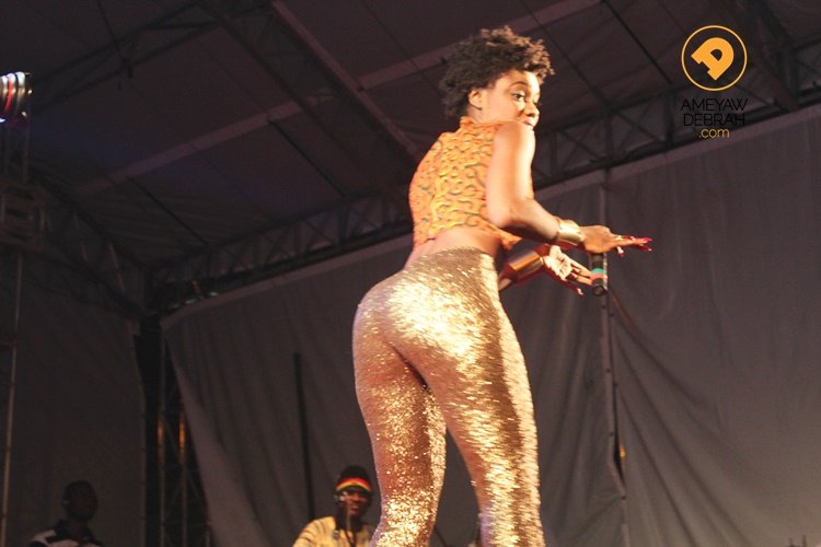 Becca pulled all the stunts to engage the multicultural audience in Natal, during her Thursday night performance at the 'Meet Ghana In Brazil' concert