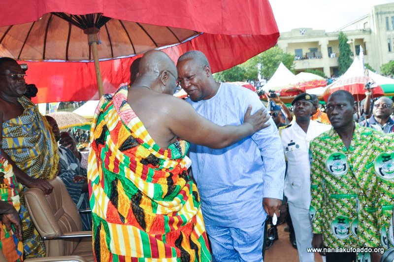 Mahama and Akuffo- Addo at Odwira festival