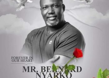Tears flow at Bernard Nyarko’s burial service [Video]