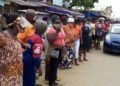 Chaos at voter registration centres as applicants disregard coronavirus protocols
