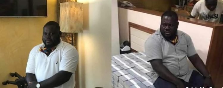 Ghanaian guy who posted video of himself packing bundles of cash into a room dead