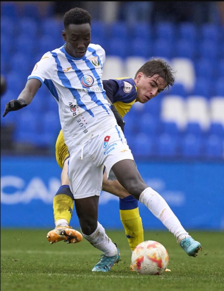 Ghana’s rising star, Kelvin Awuah Abanga, shines for Leganés Sub 19 Soccer Team.