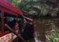 Two Toddlers Dead, 40 Pupils Injured After School Bus Plunges into River at Assin Homaho