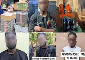 Police Arrest 54 in Kumasi Operations and Seize Suspected Narcotics