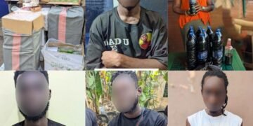 Police Arrest 54 in Kumasi Operations and Seize Suspected Narcotics