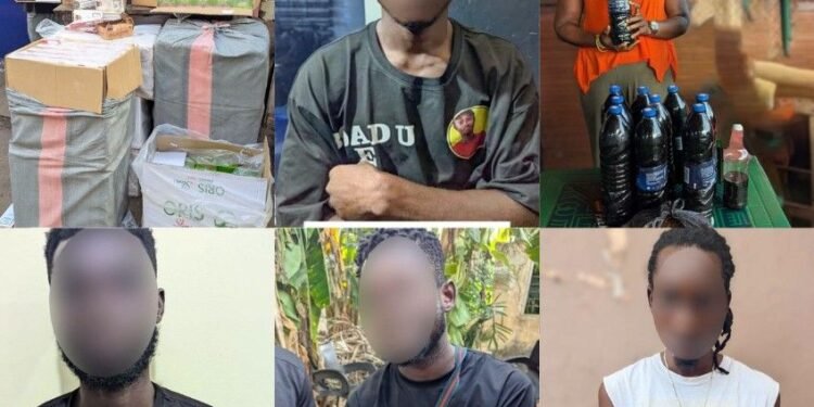 Police Arrest 54 in Kumasi Operations and Seize Suspected Narcotics